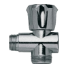 REMER Кран 3-х проходной RR 259 проб.сальн