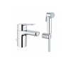 GROHE Смеситель для раковины BauEdge, с гигиеническим душем, хром