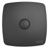 ЭРА Вентилятор накладной RIO D125 обр. клапан Matt black DICITI