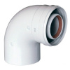 BAXI Коаксиальный отвод 60/100,  90° без муфты