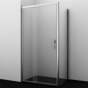 WASSERKRAFT Уголок душевой Berkel 48P07, 1200x900x2000мм. (профиль серебристый, стекло прозрачное)