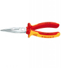KNIPEX Длинногубцы с резцом 1000V, L=160 мм.