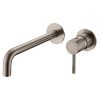 BOHEME Смеситель для умывальника из стены Uno Nickel Brush (никель)