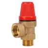 VIEIR Клапан предохранительный 1/2"х1/2", Вн. / Нар., 1.5 бар (красный)