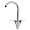 MIXLINE Смеситель для кухни 1/2кер ML-GS08 (328) бежевый высок. излив