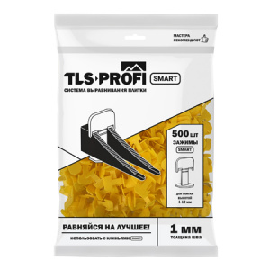TLS PROFI Зажим SMART 1,0мм. (500шт.)