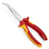 KNIPEX Плоские круглогубцы с режущими кромками, со страховочным креплением, L=200 мм.