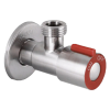 ACCOONA Кран для подключения сантехприборов 1/2"х1/2" 473-4AG (красный)
