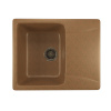 MIXLINE Мойка ML-GM26 с крылом, терракотовая (307), 470*580*190мм