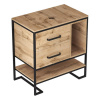 MARKA ONE Тумба Grunge Loft 80Н 2я/2п (дуб вотан)