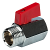 STOUT Кран шаровой MINI 1/2" Вн./Нар., рычаг