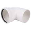 СИНИКОН Отвод ПП D110x87° (белый)