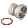 VALTEC Полусгон  прямой с накидной гайкой ВН, 1"х3/4"