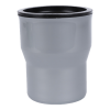 СИНИКОН Переход на чугун ПП D125x110 с уплотнением (Трапер) (серый)
