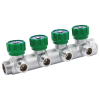VIEIR Коллектор регулирующий VER402-A 3/4"х1/2", 4 выхода