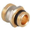 VALTEC Ниппель для коллекторного блока, под расходомер, 1/2" х 3/4", "евроконус", Нар. / Нар.