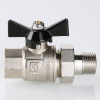 VALTEC Кран шаровой с полусгоном 1" вн.-нар., бабочка, PERFECT