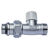 FAR Вентиль запорный прямой 1/2"хM24х19, Нар. / Нар., 2012