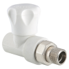 VALTEC Клапан для подключения радиатора прямой со сгоном, PPR-20х1/2", Нар. (5/80)