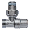 FAR Вентиль запорный угловой 1/2", Вн. / Нар., STANDART, с уплотнением EPDM
