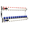 VARMEGA Коллектор из нерж. стали в сборе, 1" х 3/4" ЕК х 12 вых., для отопления