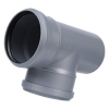 СИНИКОН Тройник ПП D50x40x87° (серый)