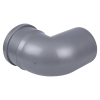 СИНИКОН Отвод ПП D110x87° (серый)
