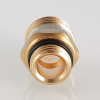 VALTEC Ниппель для коллекторного блока, под расходомер, 1/2" х 3/4", "евроконус", Нар. / Нар.