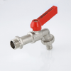 VALTEC Кран шаровой угловой водоразборный 1/2" нар., рычаг, BASE