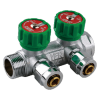 VIEIR Коллектор регулирующий VR402 3/4"х16, 2 выхода