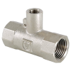 VALTEC Тройник под датчик теплосчётчика, 1/2"х M10 х1/2" вн.-вн.-вн.
