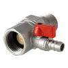 VALTEC Сгон с дренажным краном 1" вн.-нар., рычаг, BASE