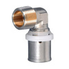 MVI Угольник пресс с переходом 16x1/2" Нар.