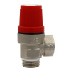 VIEIR Клапан предохранительный 1/2"х1/2", Вн. / Нар., 3 бар (красный)