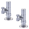 VIEIR Кран для полотенцесушителя угловой 3/4"Mx1"F