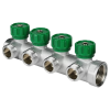 VIEIR Коллектор регулирующий VER402-A 3/4"х1/2", 4 выхода