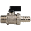 MVI Кран шаровой дренажный 1/2" нар., рычаг, ГОСТ