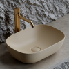 CERAMICANOVA Умывальник накладной Element, 455х325х135мм. (капучино матовый)