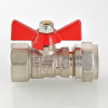 VALTEC Кран шаровой обжимной 16мм.х1/2" вн., бабочка, BASE