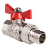 VALTEC Кран шаровой с полусгоном 1 1/4" вн.-нар., бабочка, BASE