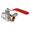 VALTEC Кран шаровой с дренажем и воздухоотводчиком 3/4" вн.-вн., рычаг, BASE