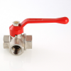 VALTEC Кран шаровой трехходовой 3/4" вн.-вн., рычаг, BASE, тип L