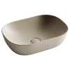 CERAMICANOVA Умывальник накладной Element, 455х325х135мм. (капучино матовый)