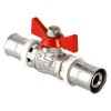 VALTEC Кран шаровой с пресс соединением 16мм., бабочка, BASE