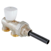 VALTEC Инжекторный узел для подключения радиатора, угловой, 1/2" х 100% х 3/4", "евроконус", Нар.