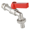 VALTEC Кран шаровой угловой водоразборный 1/2" нар., рычаг, BASE