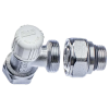FAR Вентиль запорный угловой 1/2"хM24х19, Нар. / Нар., 2012