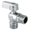 VALTEC Бытовой кран шаровой угловой 1/2"х3/4" нар.-нар., рычаг
