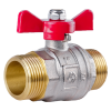 MVI Кран шаровой 3/4" нар.-нар., бабочка, ГОСТ