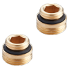 MVI Переходник с герметичной прокладкой 1/2"х3/4", нар.-нар. (шар. тип.)